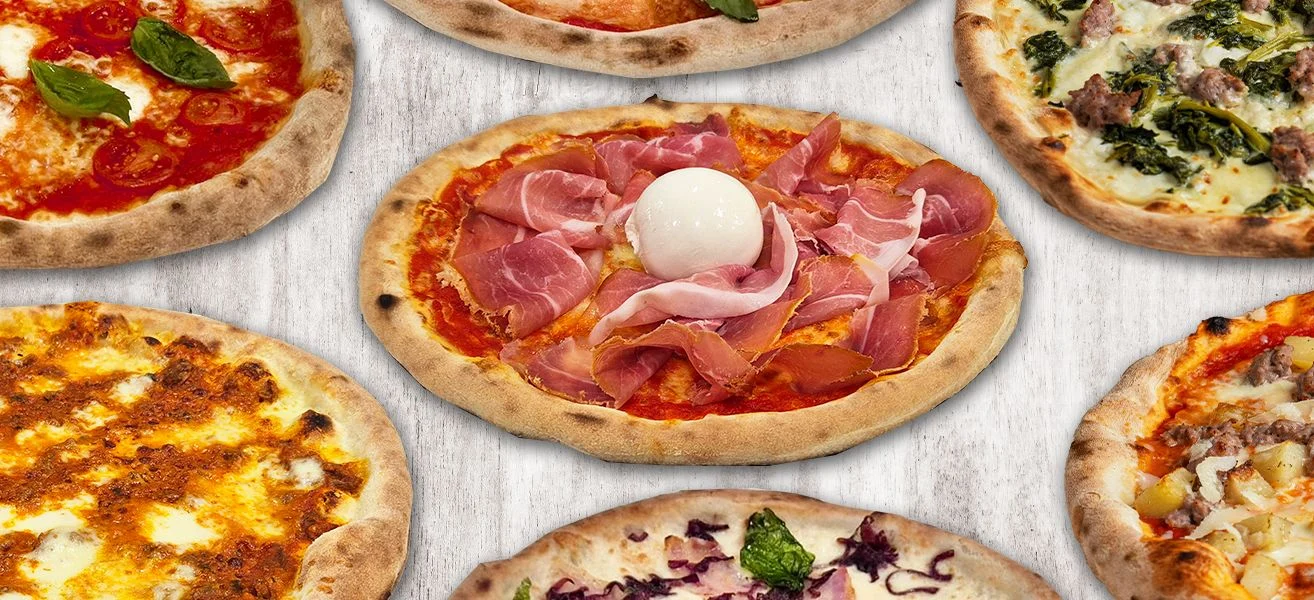 Pizza nel cartone pronta per l'asporto